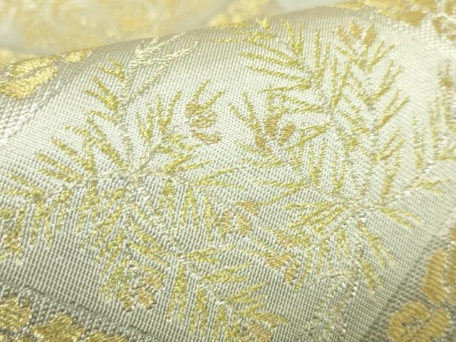 平和屋着物●極上　西陣　川島織物　六通柄　本袋帯　花菱文　金銀糸　逸品　DZAB9309kh6