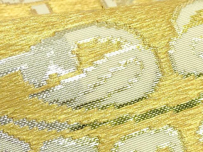 平和屋本店●最高級　龍村平蔵製　六通柄　本袋帯　円文白虎錦　金銀糸　逸品　DZAB9315kh6