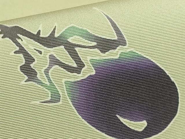 平和屋着物●極上　人間国宝・羽田登喜男　塩瀬　九寸名古屋帯　成り物　短冊付き　逸品　DZAB9322kh6