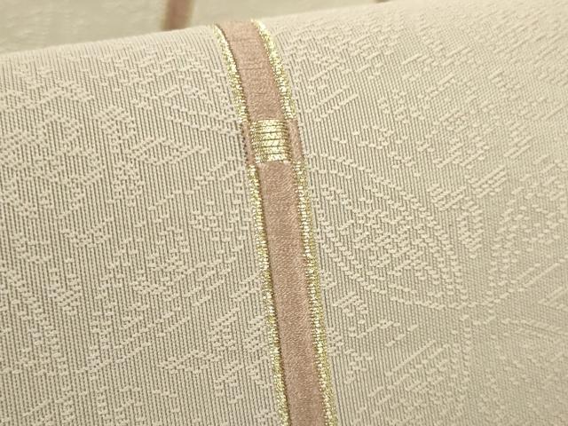 平和屋着物●極上　織楽浅野　全通柄袋帯　唐織　七宝花文　金糸　逸品　DZAB9327kh6