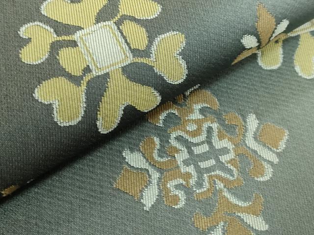 平和屋本店●極上　龍村美術織物　たつむら　両面　六通柄袋帯　双花文　逸品　DZAB9329kh6