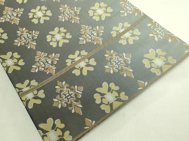 平和屋本店●極上　龍村美術織物　たつむら　両面　六通柄袋帯　双花文　逸品　DZAB9329kh6
