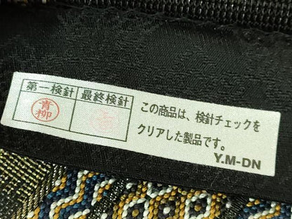 平和屋着物●極上　創業280年　誉田屋源兵衛　太鼓柄袋帯　間道　金糸　逸品　DZAB9335kh6