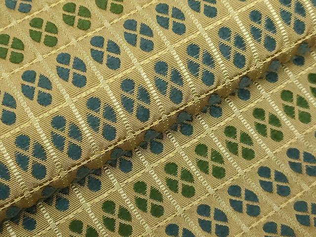 平和屋着物●極上　西陣　川島織物　九寸名古屋帯　格子　逸品　DZAB9345kh6
