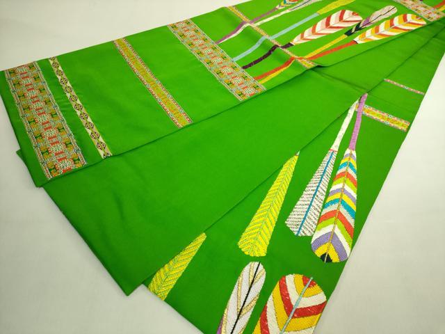 平和屋着物●最高級　龍村平蔵製　太鼓柄　本袋帯　唐織　大祝矢　金銀糸　逸品　DZAB9349kh6