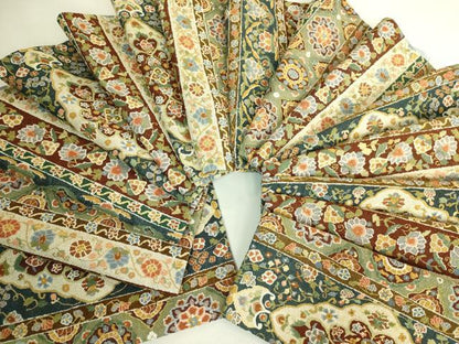 平和屋本店●最高級　中国三大刺繍　総相良刺繍　総刺繍　袋帯　200万粒　総詰　正倉院唐草　金糸　逸品　DZAB9359kh6