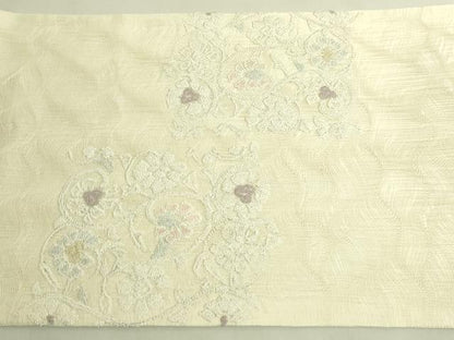 平和屋着物＊極上　夏物　中国三大刺繍　総相良刺繍　総刺繍　袋帯　すくい織　花唐草　逸品　未使用　DZAB9372kh6