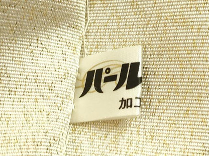 平和屋本店●極上　爪掻き本綴れ　太鼓柄袋帯　風景文　金銀糸　共箱付き　逸品　DZAB9393kh6