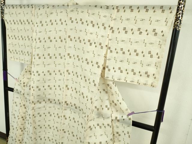 平和屋本店＊極上　夏物　沖縄県無形文化財指定　本場八重山上　 麻　逸品　未使用　DZAB9403kh6
