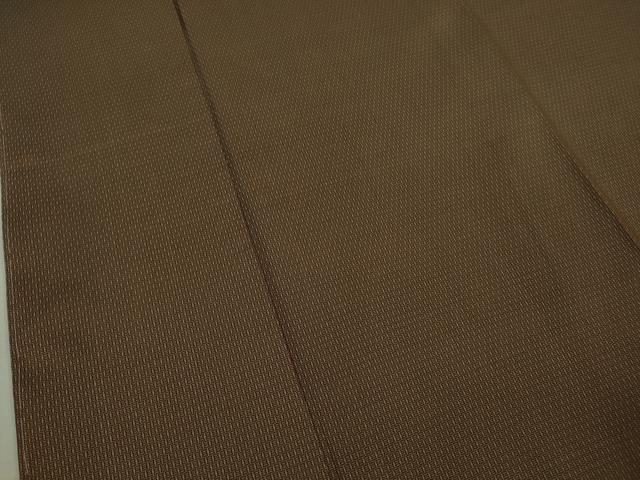 平和屋本店●希少　本場黄八丈　風通くずし　紬　逸品　未使用　DZAB9410kh6