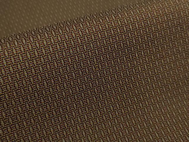 平和屋本店●希少　本場黄八丈　風通くずし　紬　逸品　未使用　DZAB9410kh6