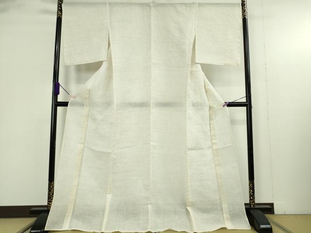 平和屋本店＊極上　夏物　沖縄県無形文化財指定　本場八重山上布　麻 　手織　草木染　ロング丈　共箱付き　逸品　未使用　DZAB9411kh6