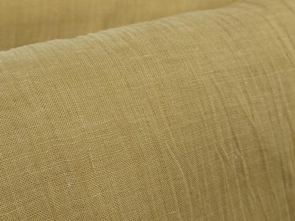 平和屋着物＊極上　夏物　男性　本場小千谷ちぢみ　麻　色無地　蒸栗色　逸品　未使用　DZAB9451kh6