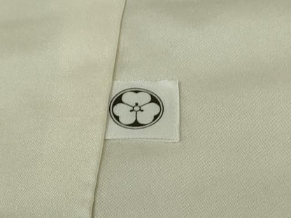 平和屋本店●極上　本場黄八丈　まるまなこ　紬　格子　逸品　DZAB9453kh6