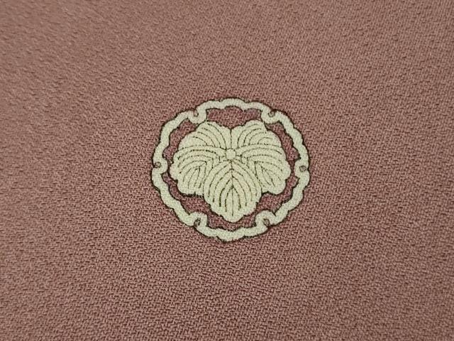 平和屋本店●極上　人間国宝 森口華弘 蒔糊友禅 蒔糊散らし 色留袖 刺繍 笹梅菊 鴇浅葱色地 金糸　今井調製　共箱付き　逸品　DZAB9457kh6