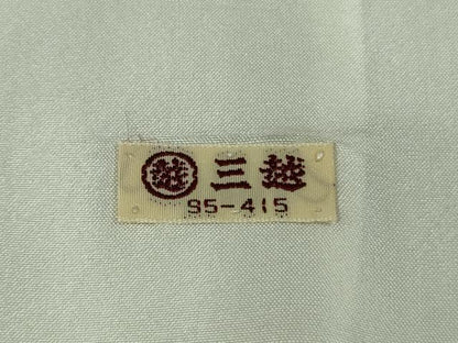 平和屋本店▽極上　創業460年・千總　訪問着　単衣　霞文　羊羹色　銀糸　三越扱い　逸品　DZAB9461kh6