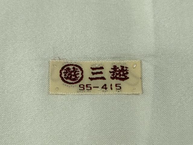 平和屋本店▽極上　創業460年・千總　訪問着　単衣　霞文　羊羹色　銀糸　三越扱い　逸品　DZAB9461kh6