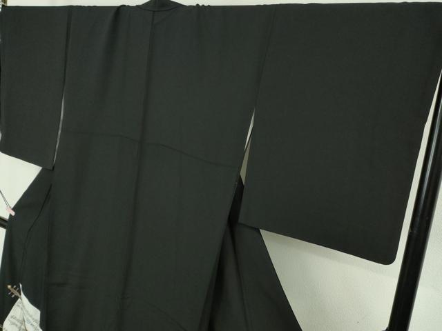 平和屋本店●極上　訪問着　手描き　バイオリン　楽器　楽譜　黒地　金彩　逸品　DZAB9471kh6