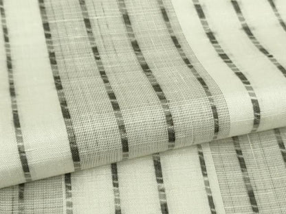 平和屋着物▽極上　紬　単衣　絞り　市松　間道　逸品　未使用　DZAB9482kh6