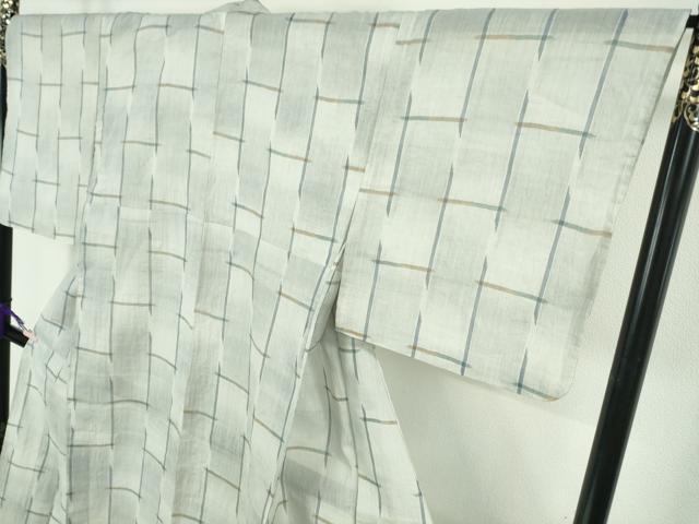 平和屋本店＊極上　夏物　本場小千谷ちぢみ　本麻　手織　おだきん　証紙付き　逸品　未使用　DZAB9484kh6