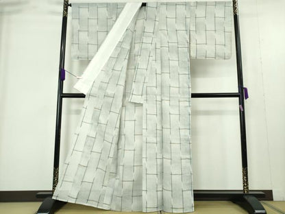 平和屋本店＊極上　夏物　本場小千谷ちぢみ　本麻　手織　おだきん　証紙付き　逸品　未使用　DZAB9484kh6