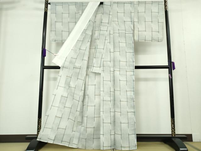 平和屋本店＊極上　夏物　本場小千谷ちぢみ　本麻　手織　おだきん　証紙付き　逸品　未使用　DZAB9484kh6