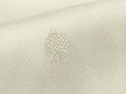 平和屋着物▽極上　訪問着　単衣　刺繍　ダイヤ地紋　ハート　クローバー　スペード　灰梅色地　暈し染め　逸品　DZAB9492kh6
