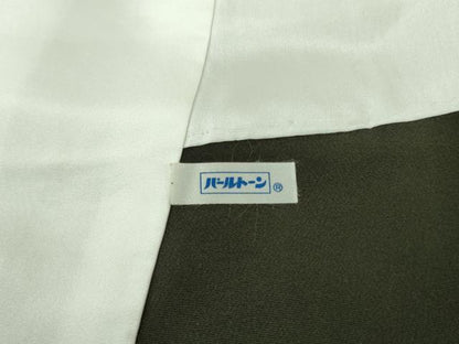 平和屋本店●極上　アンティーク　大正ロマン　振袖　駒刺繍　飛鶴宝尽くし松梅文　黒地　金彩　逸品　DZAB9497kh6