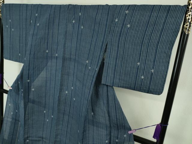 平和屋本店＊極上　夏物　沖縄県無形文化財指定　本場八重山上布　麻　新垣幸子作　たとう紙付き　逸品　DZAB9507kh6