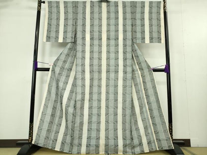 平和屋着物＊極上　夏物　池田重子コレクション　夏お召　蜻蛉　トンボ　逸品　未使用　DZAB9508kh6