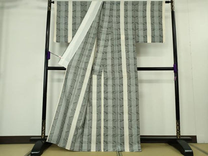 平和屋着物＊極上　夏物　池田重子コレクション　夏お召　蜻蛉　トンボ　逸品　未使用　DZAB9508kh6