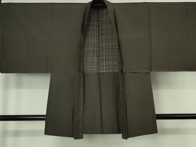 平和屋着物●極上 男性 銀座 志ま亀 本場大島紬 アンサンブル 100亀甲 総詰め 武島織物謹製 たとう紙・証紙付き 逸品　未使用　DZAB9518kh6