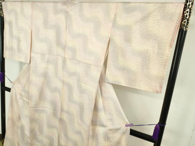 平和屋着物●極上　名門　藤娘きぬたや・総絞り　杢目絞り　小紋　暈し染め　逸品　DZAB9520kh6