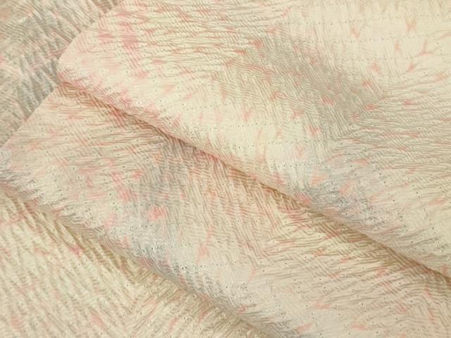 平和屋着物●極上　名門　藤娘きぬたや・総絞り　杢目絞り　小紋　暈し染め　逸品　DZAB9520kh6