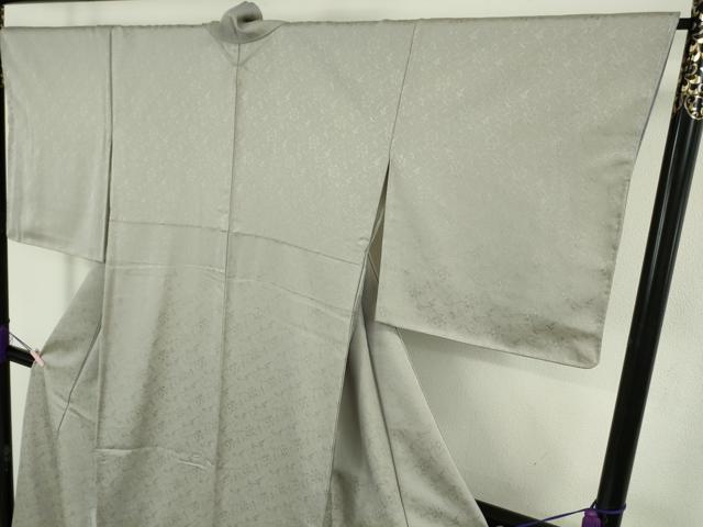 平和屋着物●極上　江戸小紋　黄金糸　花唐草文　霞色地　逸品　未使用　DZAB9529kh6