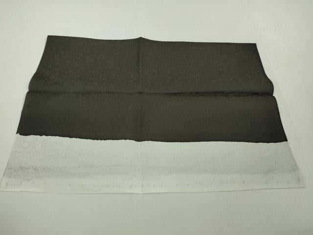 平和屋着物●極上　訪問着　花重ね　檳榔子染色地　暈し染め　金彩　反端付き　逸品　DZAB9538kh6