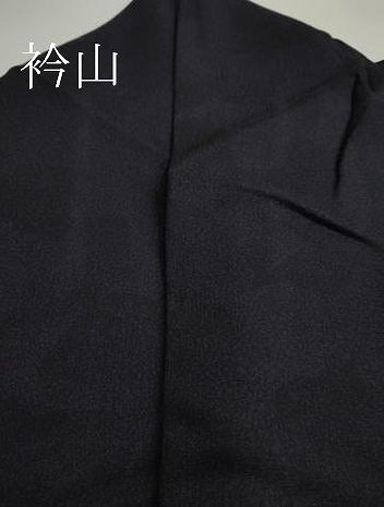平和屋着物●極上　京の匠日展作家　丹下雄介　訪問着　草花文　濃い紺地　暈し染め　銀糸　やまと誂製　ロング丈　逸品　DZAB9541kh6