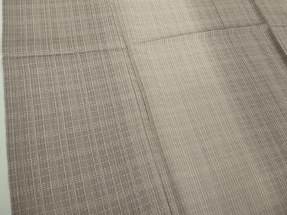 平和屋着物＊極上　夏物　小紋　縦絽　涼風の装い　間道　暈し染め　反端付き　逸品　DZAB9548kh6