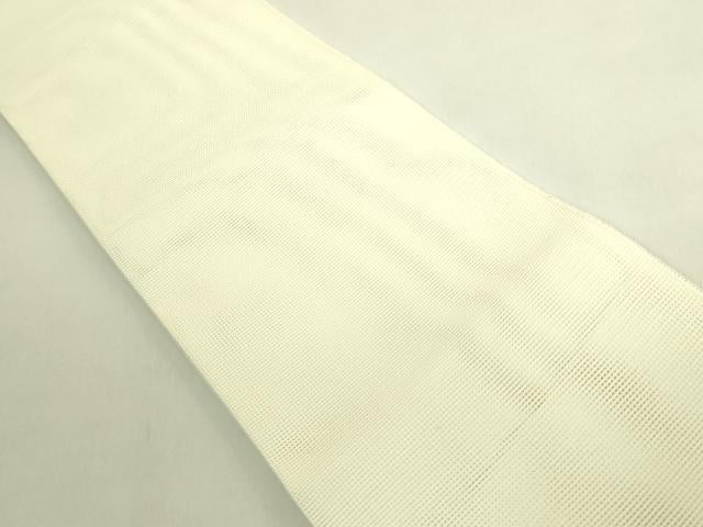 平和屋着物＊極上　夏物　半幅帯　刺繍　ワンポイント　黒猫　音符　金銀糸　DZAB9551kh6