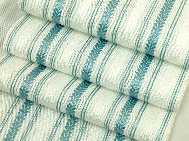 平和屋着物＊極上　夏物　博多織　半幅帯　間道　DZAB9563kh6