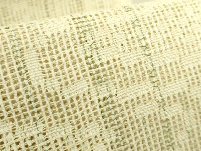 平和屋着物＊極上　夏物　半幅帯　流水文　絹麻　逸品　DZAB9564kh6