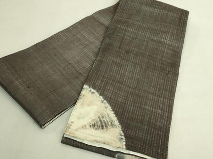 平和屋着物＊極上　夏物　半幅帯　絞り染　麻　逸品　DZAB9565kh6