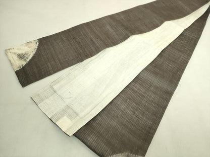 平和屋着物＊極上　夏物　半幅帯　絞り染　麻　逸品　DZAB9565kh6