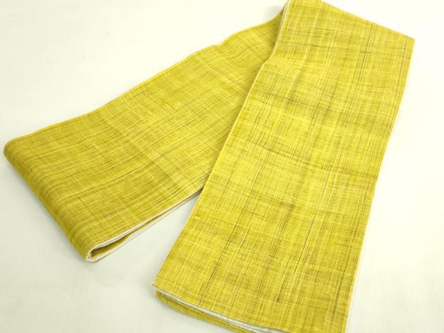 平和屋着物＊極上　夏物　半幅帯　DOUBLE MAISOM　麻　やまと誂製　逸品　DZAB9566kh6