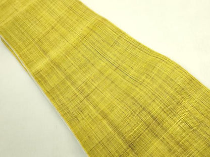 平和屋着物＊極上　夏物　半幅帯　DOUBLE MAISOM　麻　やまと誂製　逸品　DZAB9566kh6