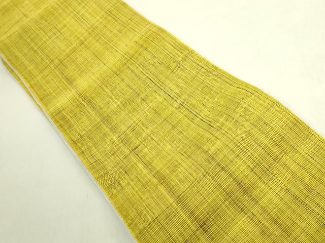 平和屋着物＊極上　夏物　半幅帯　DOUBLE MAISOM　麻　やまと誂製　逸品　DZAB9566kh6