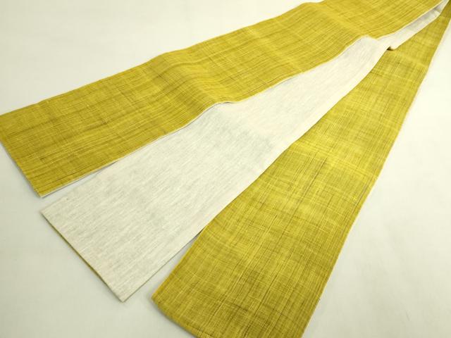平和屋着物＊極上　夏物　半幅帯　DOUBLE MAISOM　麻　やまと誂製　逸品　DZAB9566kh6