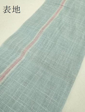 平和屋着物＊極上　夏物　半幅帯　間道　麻　逸品　DZAB9573kh6