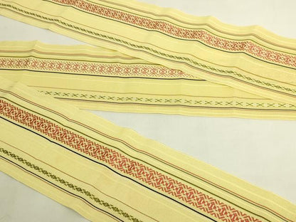 平和屋着物＊極上　夏物　本場筑前博多織　半幅帯　紗献上　逸品　DZAB9581kh6