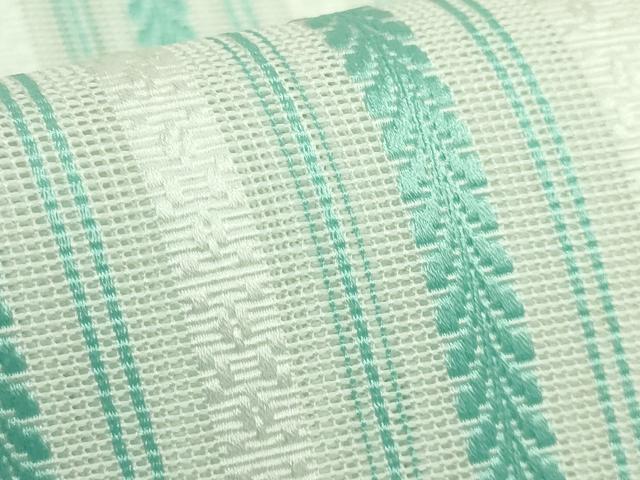 平和屋着物＊極上　夏物　博多織　半幅帯　間道　DZAB9591kh6